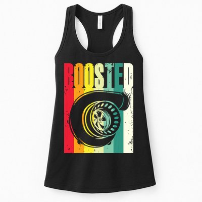 Turbo Car Boosted Car Lover Car Racing Gift Womens Tank Top