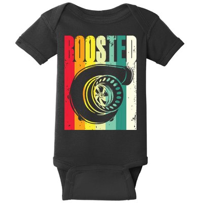 Turbo Car Boosted Car Lover Car Racing Gift Baby Bodysuit