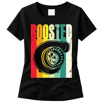 Turbo Car Boosted Car Lover Car Racing Gift Womens T-Shirt