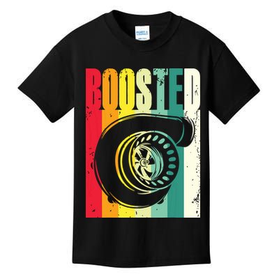 Turbo Car Boosted Car Lover Car Racing Gift Kids T-Shirt