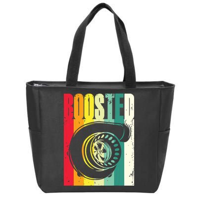 Turbo Car Boosted Car Lover Car Racing Gift Zip Tote Bag
