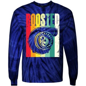 Turbo Car Boosted Car Lover Car Racing Gift Tie-Dye Long Sleeve Shirt