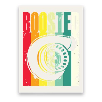 Turbo Car Boosted Car Lover Car Racing Gift Poster