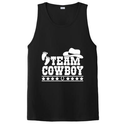 Team Cowboy Baby Gender Reveal Outfit Team Boy Gender Reveal PosiCharge Competitor Tank
