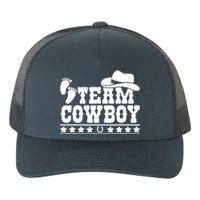 Team Cowboy Baby Gender Reveal Outfit Team Boy Gender Reveal Yupoong Adult 5-Panel Trucker Hat