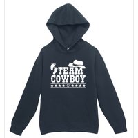 Team Cowboy Baby Gender Reveal Outfit Team Boy Gender Reveal Urban Pullover Hoodie