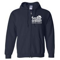 Team Cowboy Baby Gender Reveal Outfit Team Boy Gender Reveal Full Zip Hoodie