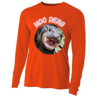 The Cute Baby Hippo Cooling Performance Long Sleeve Crew