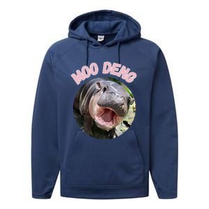 The Cute Baby Hippo Performance Fleece Hoodie