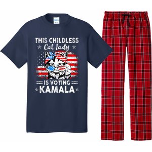 This Childless Cat Lady Is Voting Kamala Pajama Set