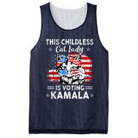 This Childless Cat Lady Is Voting Kamala Mesh Reversible Basketball Jersey Tank