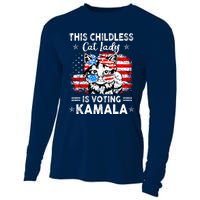 This Childless Cat Lady Is Voting Kamala Cooling Performance Long Sleeve Crew