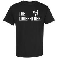 The Codefather Coding Coder Developer Computer Nerd Garment-Dyed Heavyweight T-Shirt