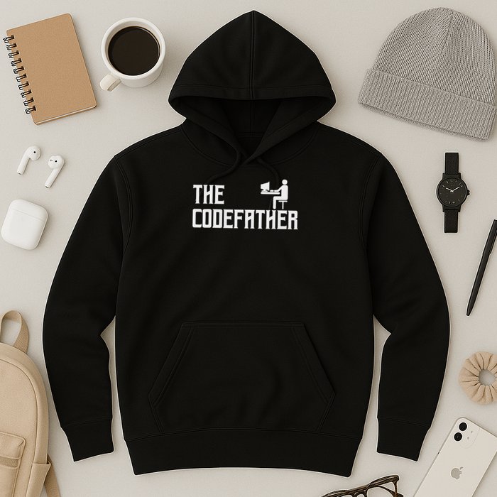 The Codefather Coding Coder Developer Computer Nerd Hoodie