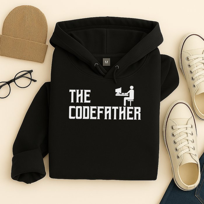 The Codefather Coding Coder Developer Computer Nerd Hoodie