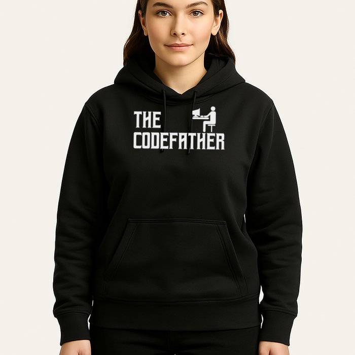 The Codefather Coding Coder Developer Computer Nerd Hoodie