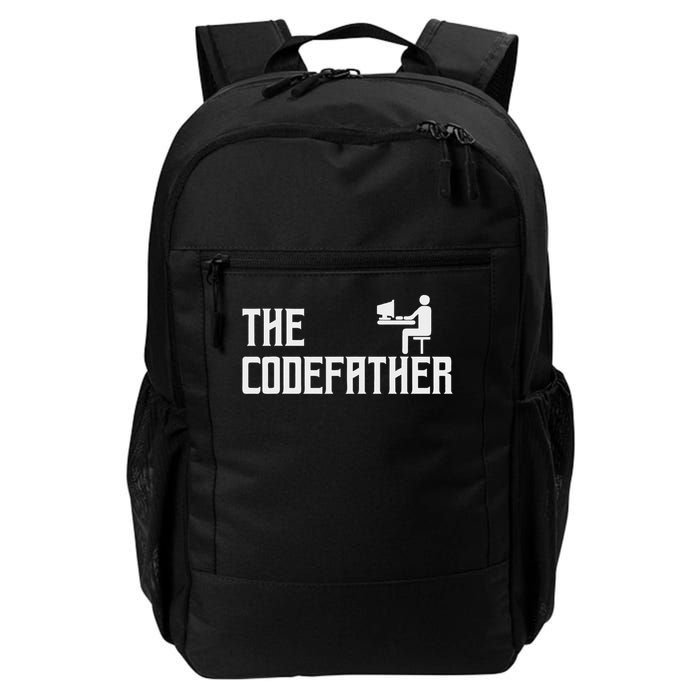 The Codefather Coding Coder Developer Computer Nerd Daily Commute Backpack