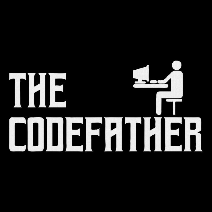 The Codefather Coding Coder Developer Computer Nerd 16 in Basic Backpack