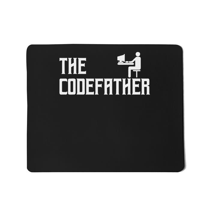The Codefather Coding Coder Developer Computer Nerd Mousepad