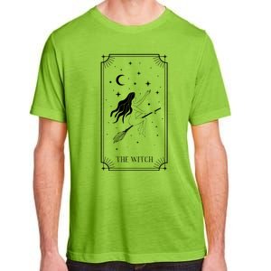 Tarot Card Crescent Moon And Witch Graphic Gift Adult ChromaSoft Performance T-Shirt