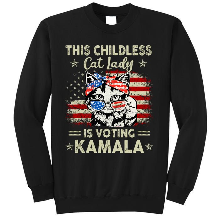 This Childless Cat Lady Is Voting Kamala Sweatshirt