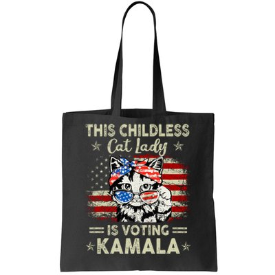 This Childless Cat Lady Is Voting Kamala Tote Bag