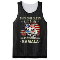 This Childless Cat Lady Is Voting Kamala Mesh Reversible Basketball Jersey Tank