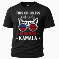 This Childless Cat Lady Is Voting Kamala Cooling Performance Crew T-Shirt