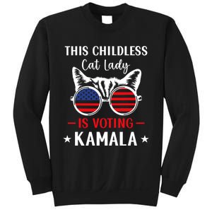 This Childless Cat Lady Is Voting Kamala Sweatshirt