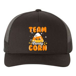 Team Candy Corn Halloween Yupoong Adult 5-Panel Trucker Hat