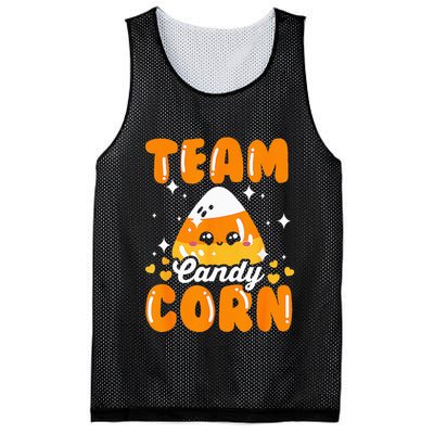 Team Candy Corn Halloween Mesh Reversible Basketball Jersey Tank