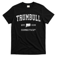 Trumbull Connecticut Ct Vintage Athletic Sports T-Shirt