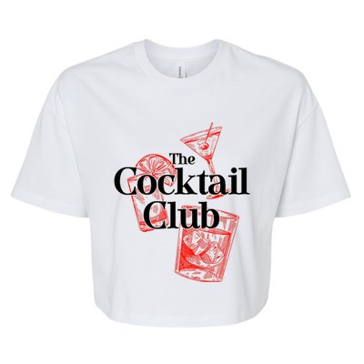 The Cocktail Club Bella+Canvas Jersey Crop Tee