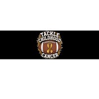 Tackle Childhood Cancer Gold Ribbon Childs Cancer Awareness Bumper Sticker