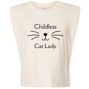 This Childless Cat Lady Ladies Is Voting Kamala Garment-Dyed Women's Muscle Tee