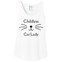 This Childless Cat Lady Ladies Is Voting Kamala Ladies Essential Tank