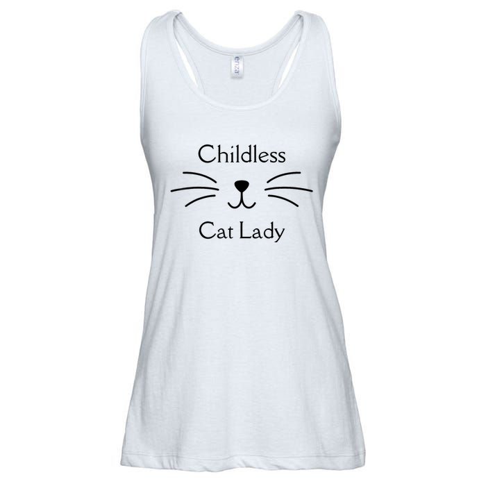 This Childless Cat Lady Ladies Is Voting Kamala Ladies Essential Flowy Tank