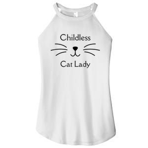 This Childless Cat Lady Ladies Is Voting Kamala Women's Perfect Tri Rocker Tank