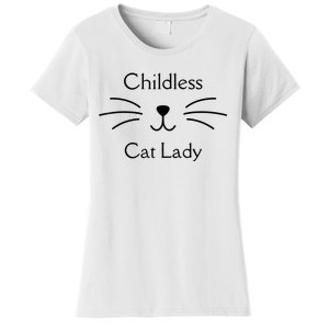 This Childless Cat Lady Ladies Is Voting Kamala Women's T-Shirt