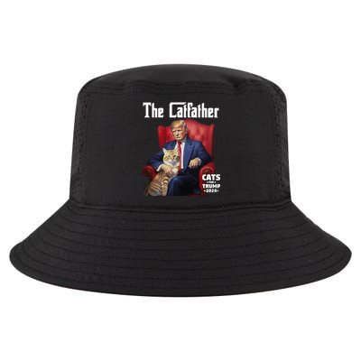 The Catfather Cat For Trump 2024 Cool Comfort Performance Bucket Hat