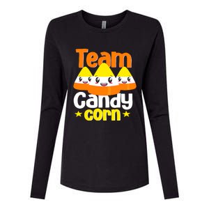 Team Candy Corn Halloween Costume Funny Womens Cotton Relaxed Long Sleeve T-Shirt