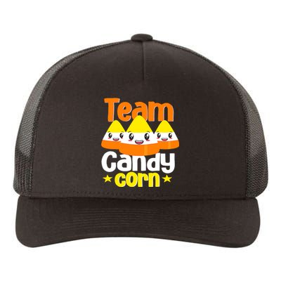 Team Candy Corn Halloween Costume Funny Yupoong Adult 5-Panel Trucker Hat