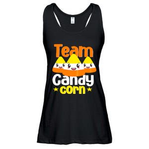 Team Candy Corn Halloween Costume Funny Ladies Essential Flowy Tank