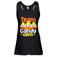 Team Candy Corn Halloween Costume Funny Ladies Essential Flowy Tank