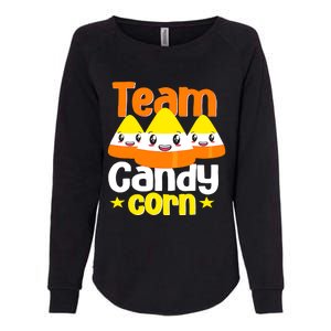 Team Candy Corn Halloween Costume Funny Womens California Wash Sweatshirt