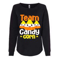 Team Candy Corn Halloween Costume Funny Womens California Wash Sweatshirt