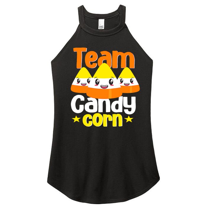 Team Candy Corn Halloween Costume Funny Women's Perfect Tri Rocker Tank