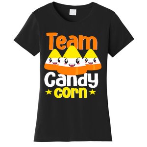 Team Candy Corn Halloween Costume Funny Women's T-Shirt