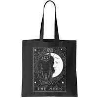 Tarot Card Crescent Moon And Cat Graphic Bag