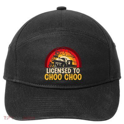 To Choo Choo Train Conductor 7-Panel Snapback Hat